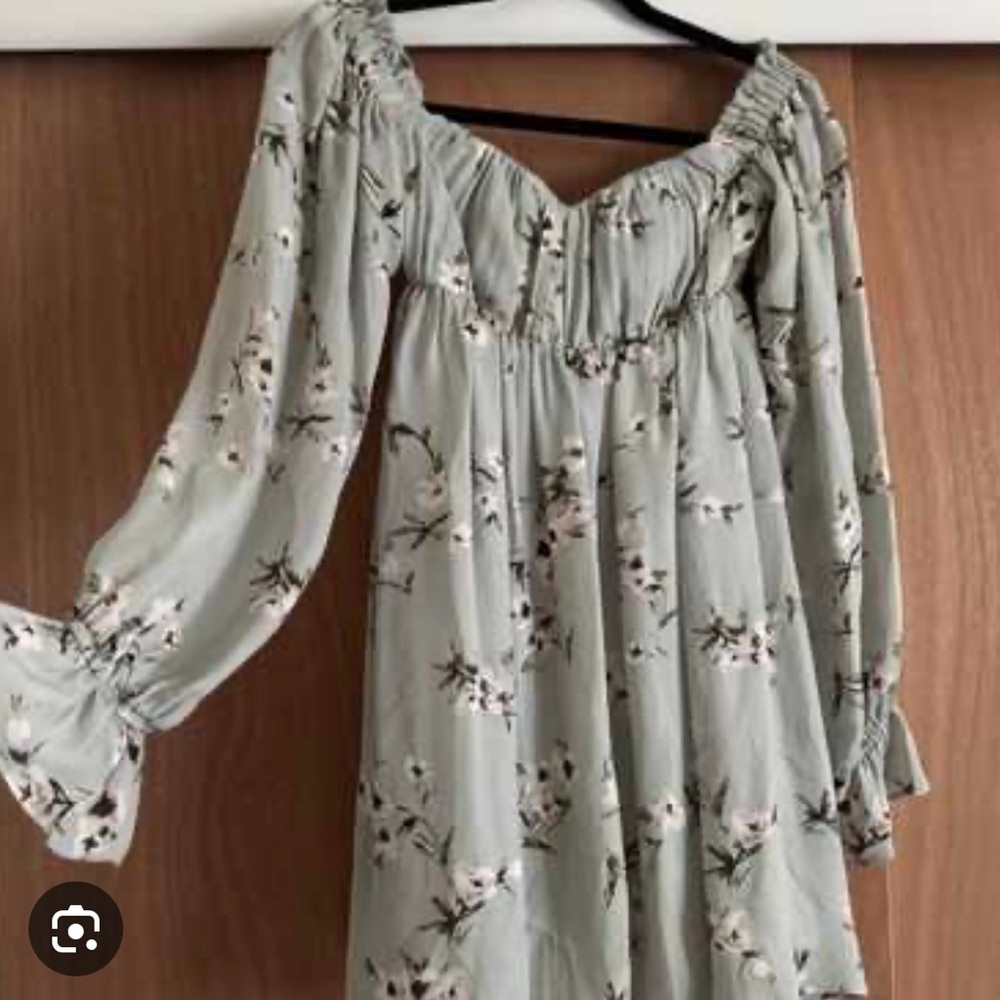 Stone Cold Fox Cream Off-Shoulder Dress